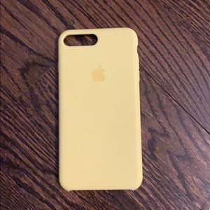 Apple yellow phone case! Never used brand new!